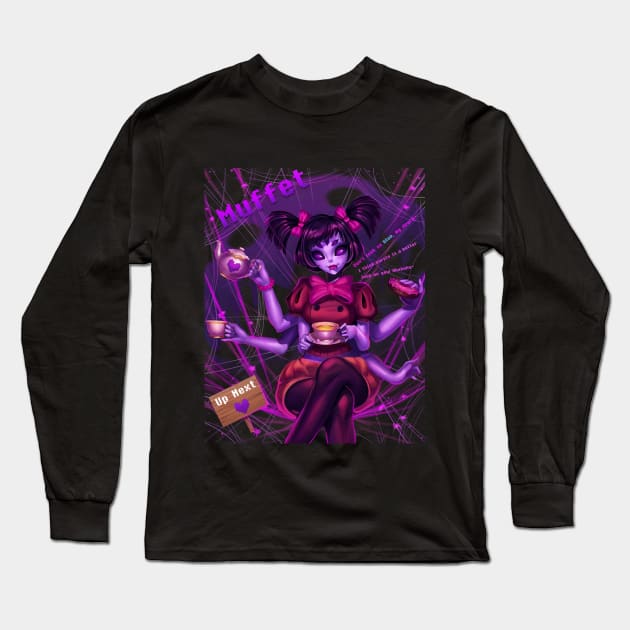 Undertale Muffet Long Sleeve T-Shirt by PuddingzZ